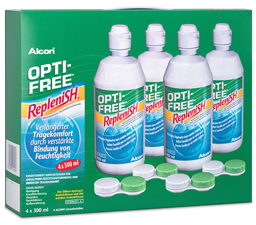 Opti-Free RepleniSH Systempack, Alcon (4 x 300 ml)