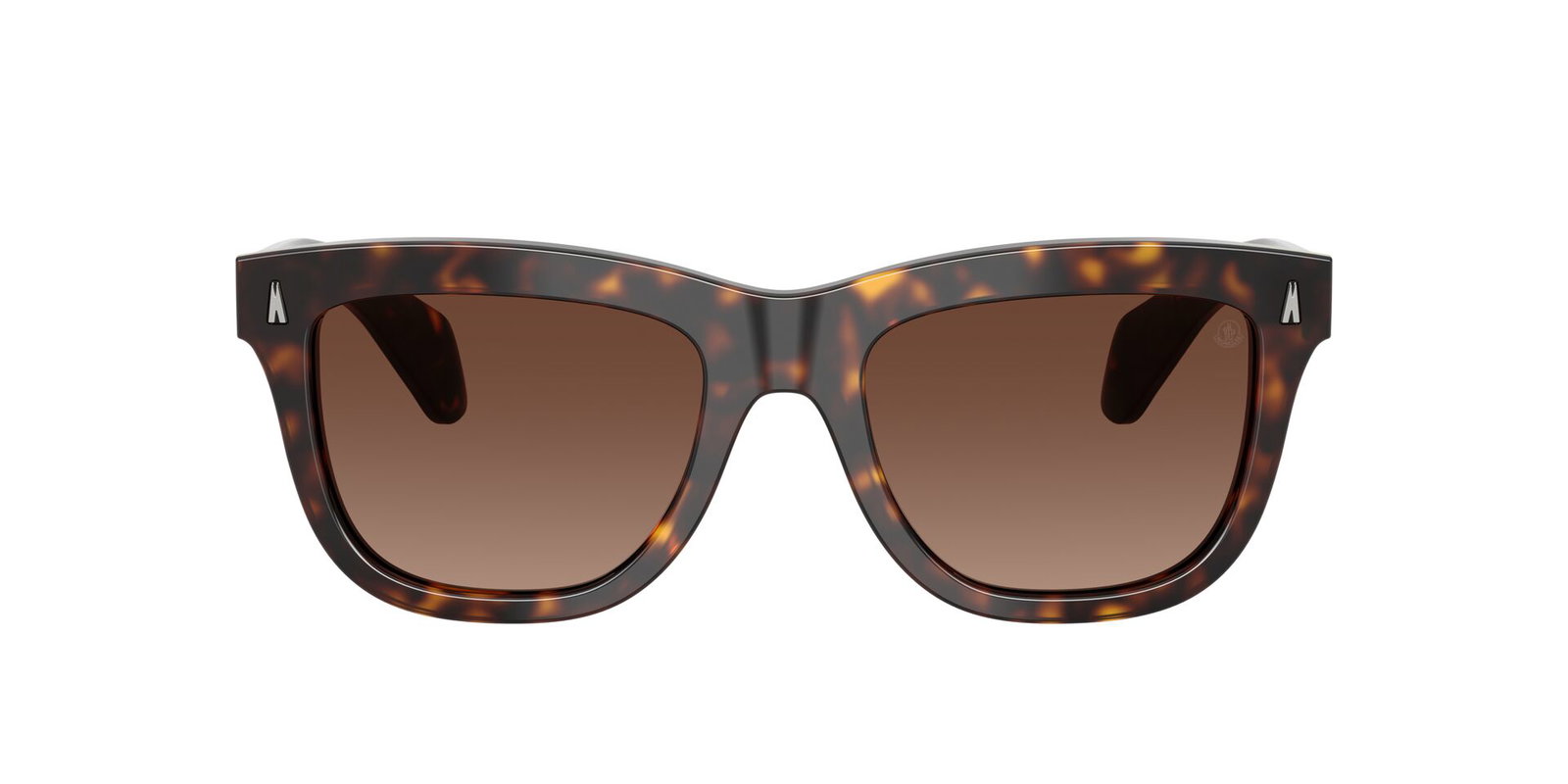 zu sehen ist die Sonnenbrille 6023 von Moncler in der Farbe Havanna.