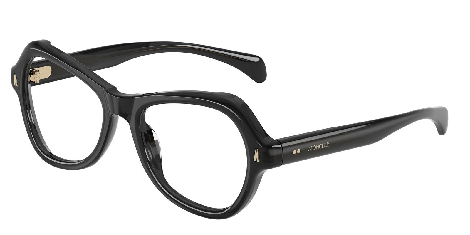 zu sehen ist die Korrektionsbrille 2038U von Moncler in der Farbe Schwarz.