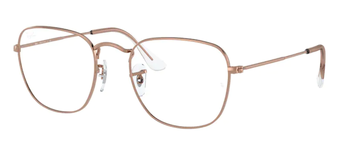 Ray Ban eckige Brille in Bronze aus Metall für Herren & Damen RX3857V 3107 51