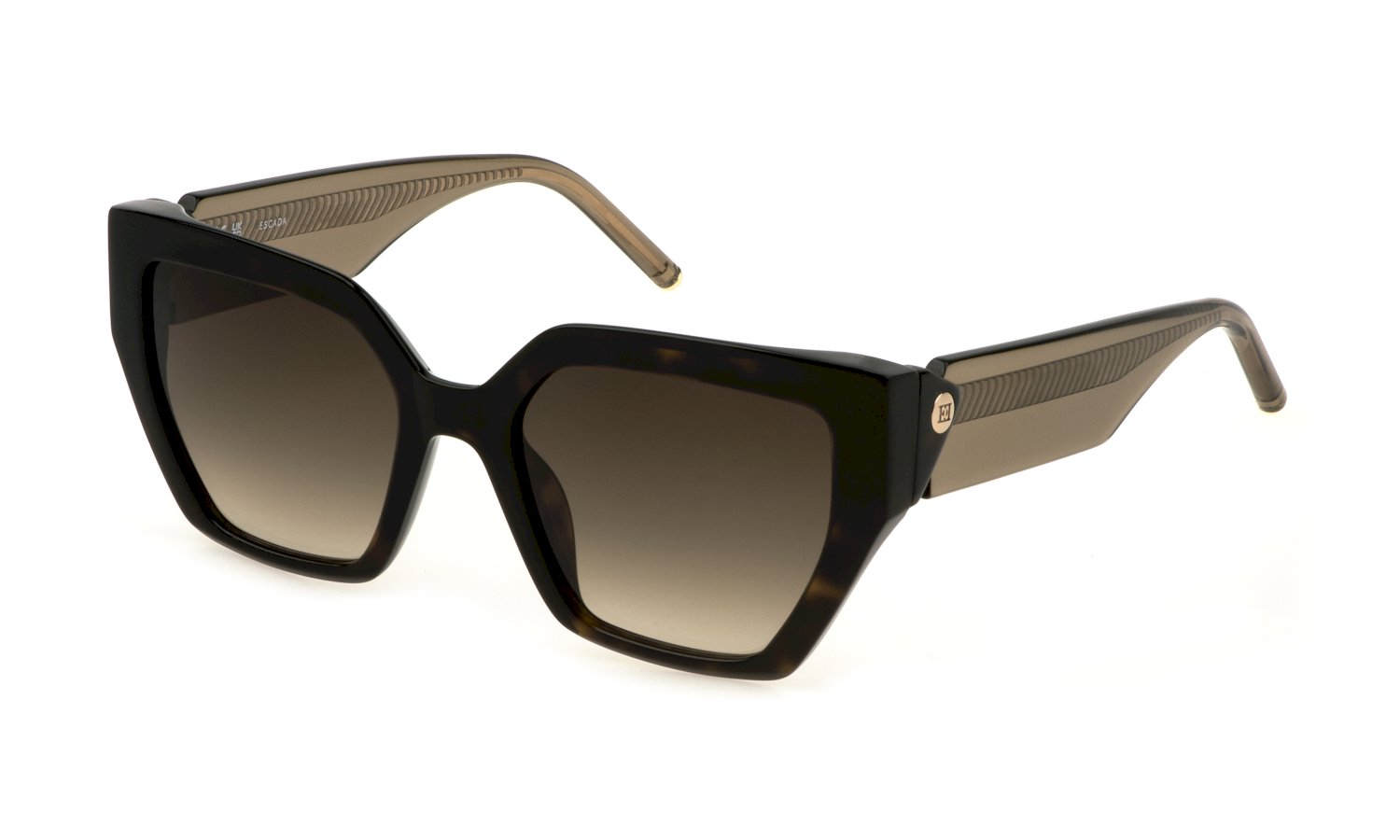 zu sehen ist die Sonnenbrille SESE01 von Escada in der Farbe Grün.