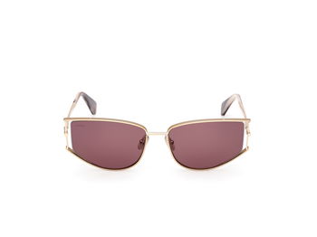 Das Bild zeigt die Sonnenbrille MM0141 von der Marke Max Mara in Blassgold.