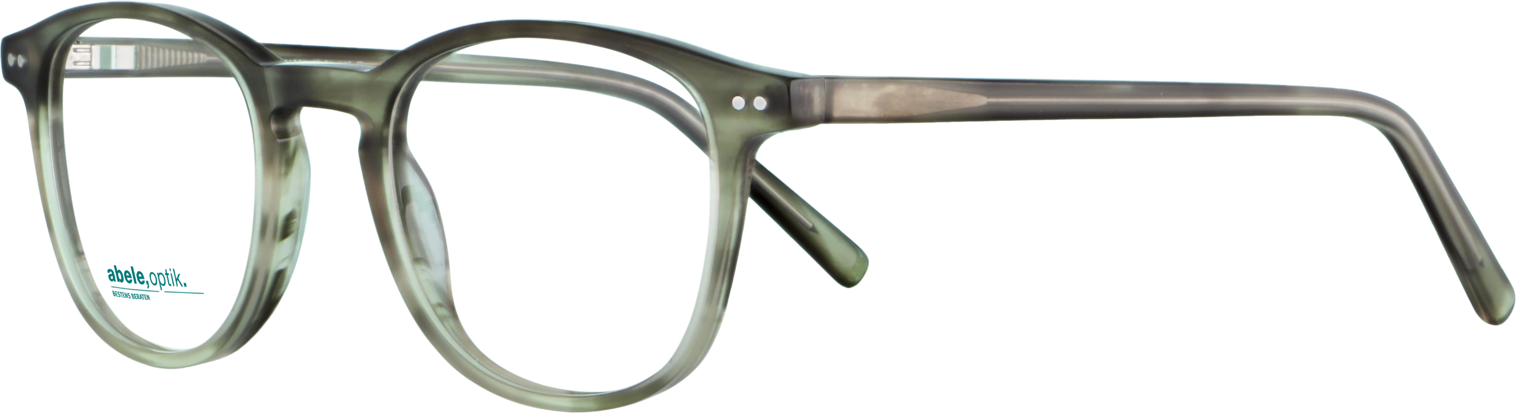 Das Bild zeigt die Korrektionsbrille 141801 von der Marke Abele Optik in grau.