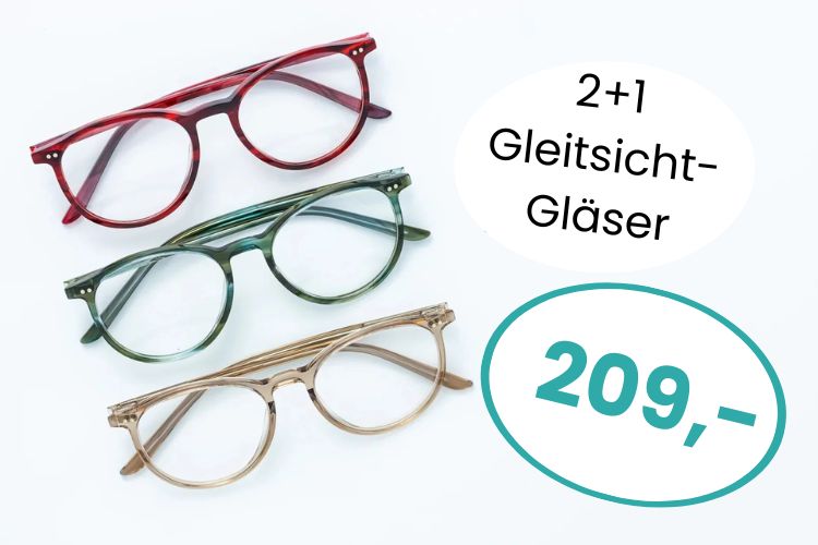 Zu sehen sind drei Lucky Glasses