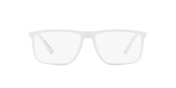 Das Bild zeigt die Korrektionsbrille EA3221 5344 von der Marke Emporio Armani in Weiß.