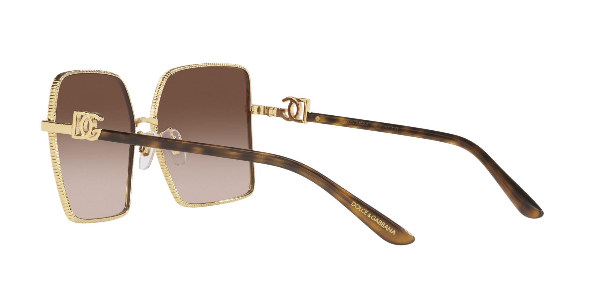 Dolce & Gabbana Sonnenbrille in Gold/Havanna DG2279 02/13 60