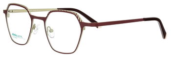 abele optik Brille für Damen in Graumatt und Beere 151511