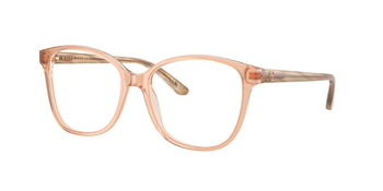 Das Bild zeigt die Korrektionsbrille RL6222 von der Marke Ralph Lauren in dunklem Nude.