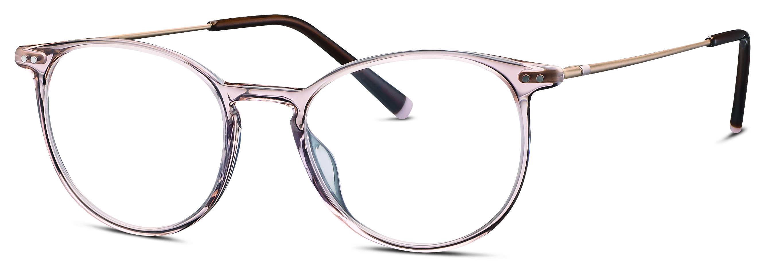 Das Bild zeigt die Korrektionsbrille 581066 52 von der Marke Humphreys in rosa transparent.