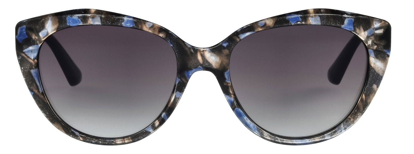Das Bild zeigt die Sonnenbrille 721662 von der Marke Abele Optik in Braun/Blau gemustert.