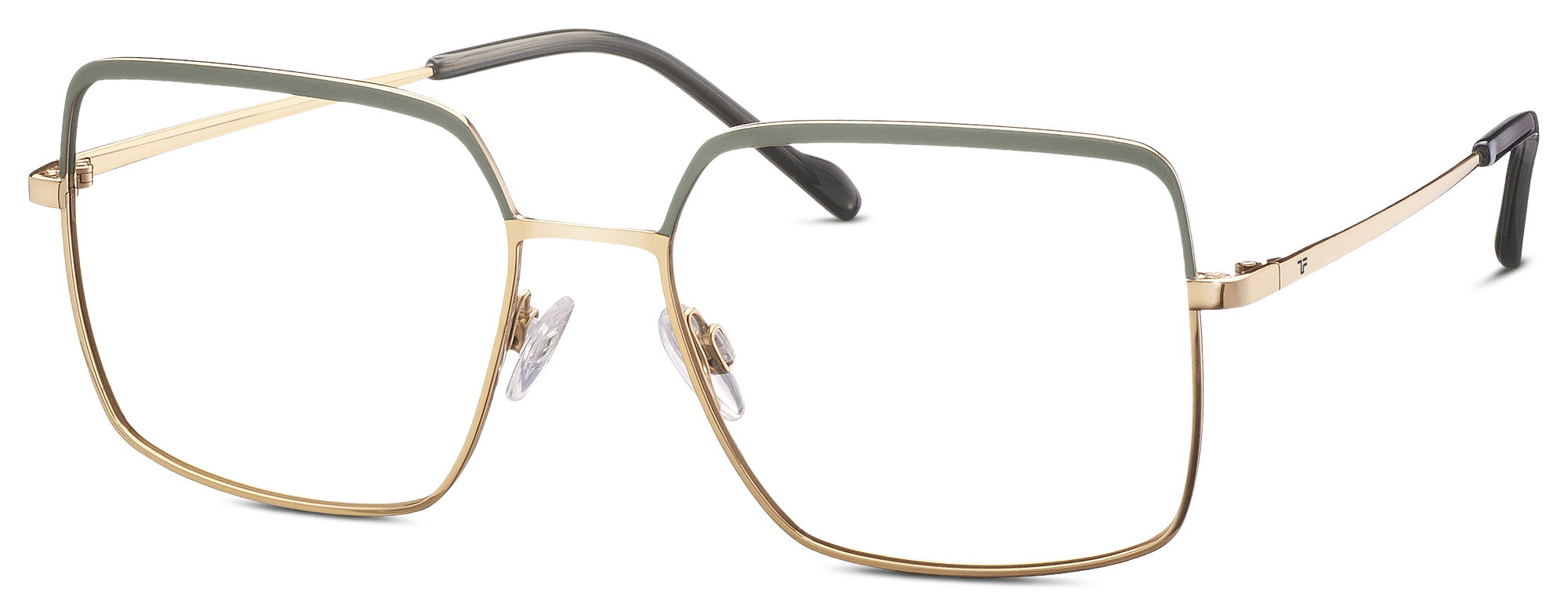 Das Bild zeigt die Korrektionsbrille 826036 24 von der Marke Titanflex in Gold.