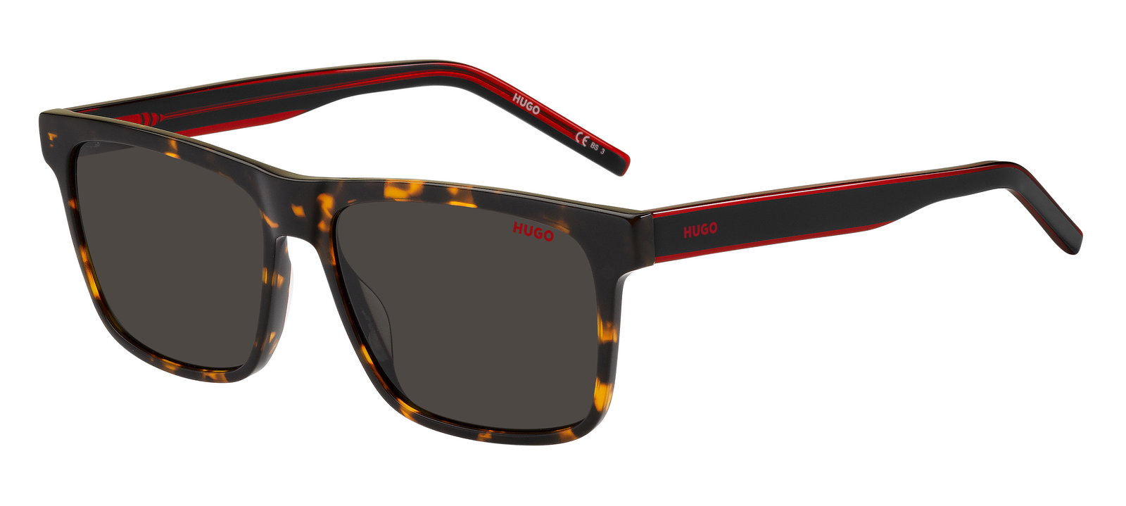 Hugo Sonnenbrille für Herren in havanna/rot HG 1242/S O63