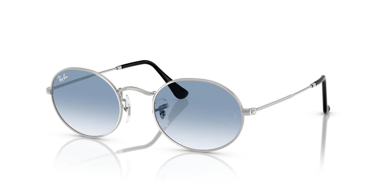 Das Bild zeigt die Sonnenbrille RB3547 003/3F von der Marke Ray-Ban in Silber.