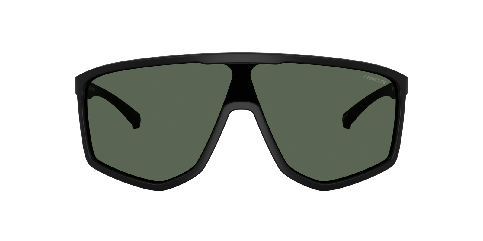 Das Bild zeigt die Sonnenbrille 4360 von Arnette in der Farbe Schwarz.
