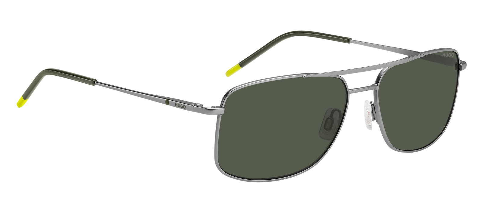 Das Bild zeigt die Sonnenbrille HG1287/S SMF von der Marke Hugo in grau.