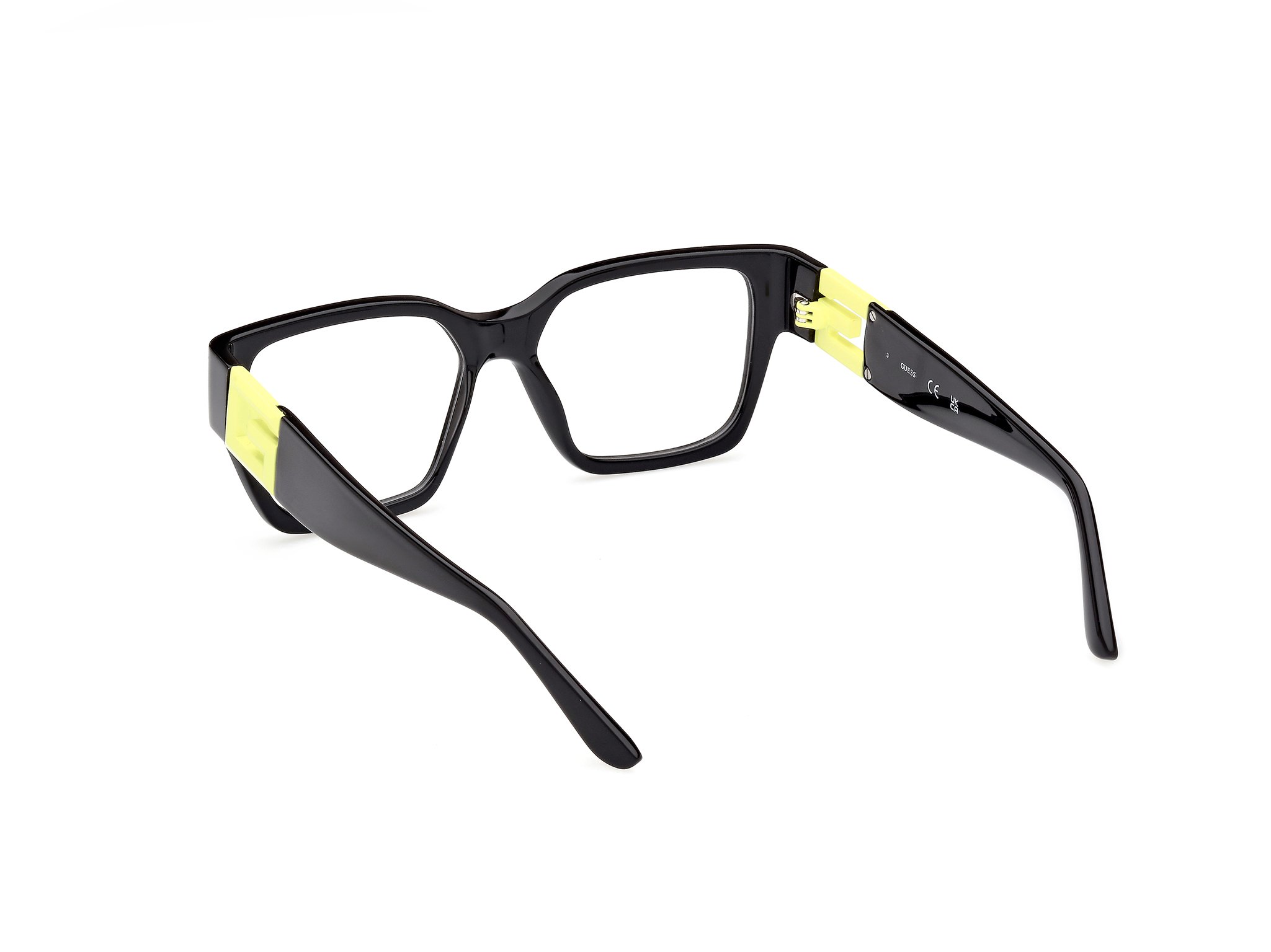 Das Bild zeigt die Korrektionsbrille GU2987 041 von der Marke Guess in schwarz.