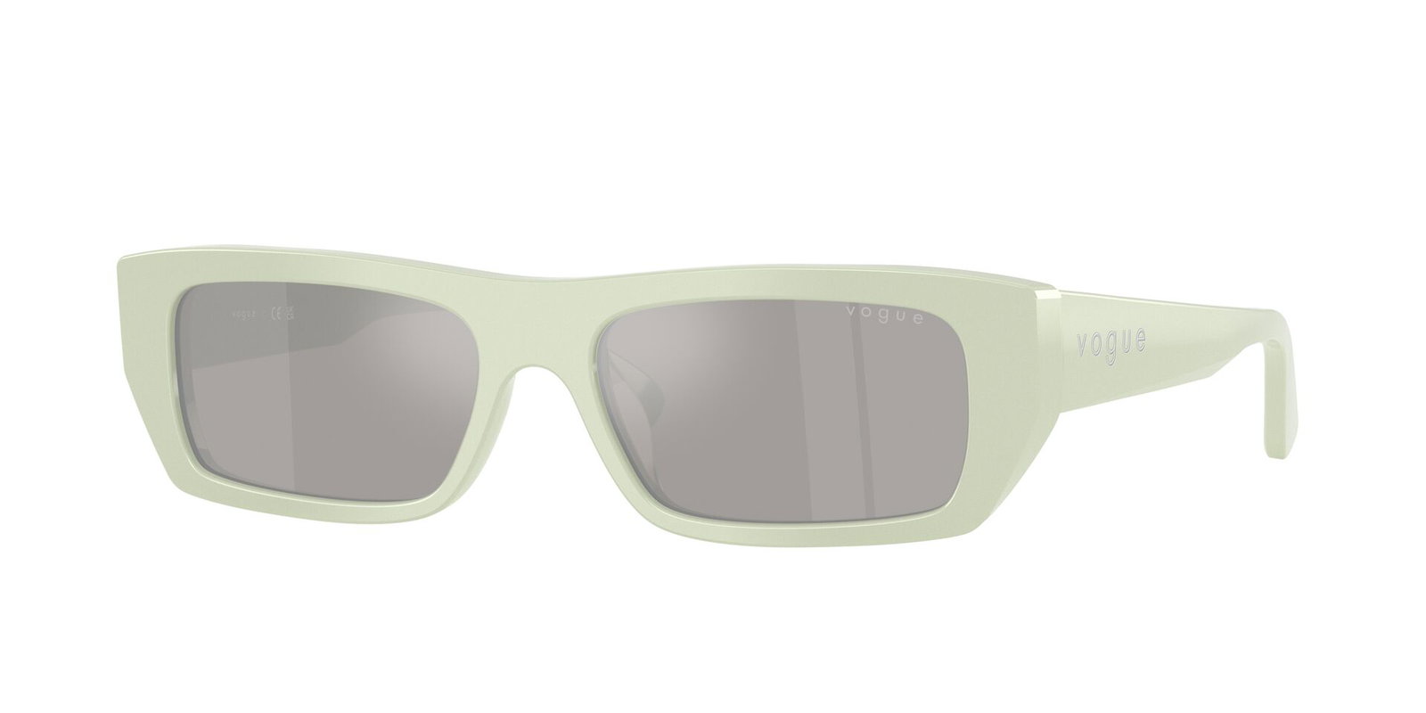 Das Bild zeigt die Sonnenbrille 0VO5657SU von Vogue in der Farbe Pastell Grün.
