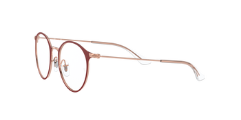 Das Bild zeigt die Bügel der Ray Ban Junior Brille 1053 4077.