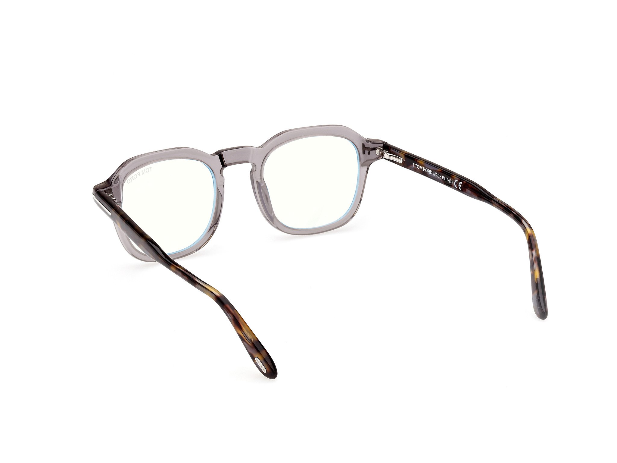 Das Bild zeigt die Korrektionsbrille FT5836-B 020 von der Marke Tom Ford in grau.