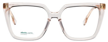 Das Bild zeigt die Brille 149301 von der Marke Abele Optik in rosé transparent.