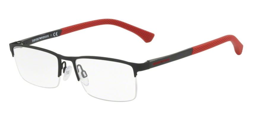 Das Bild zeigt die Korrektionsbrille EA1041 3109 von der Marke Emporio Armani in dunkelgrau.