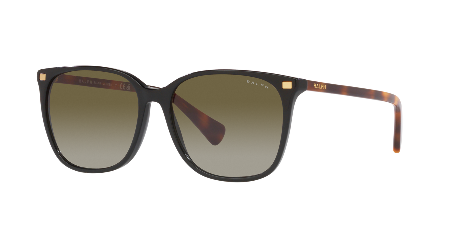 Ralph Sonnenbrille für Damen in Schwarz/Havanna RA5293 60378E 56
