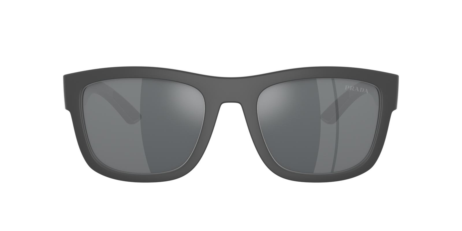 Das Bild zeigt die Sonnenbrille PS01ZS UFK5L0 von der Marke Prada Linea Rossa in schwarz.