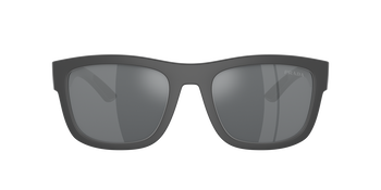 Das Bild zeigt die Sonnenbrille PS01ZS UFK5L0 von der Marke Prada Linea Rossa in schwarz.