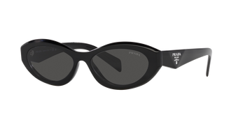 Auf diesem Bild sehen Sie die Sonnenbrille 0PR 14YS von Prada in der Farbe Schwarz.