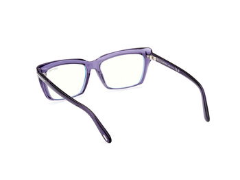 Das Bild zeigt die Korrektionsbrille FT5894-B 081 von der Marke Tom Ford in violett.