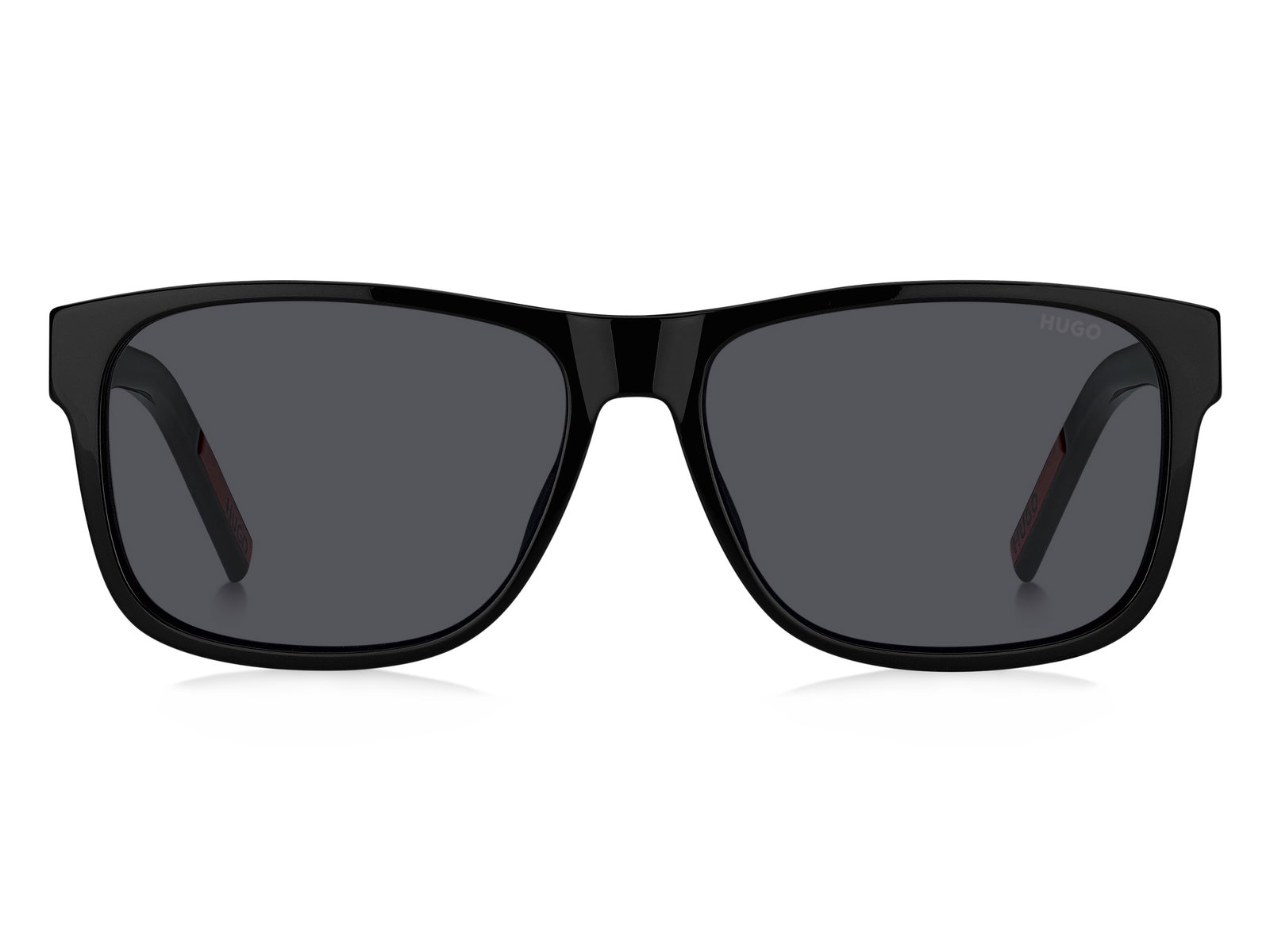 Das Bild zeigt die Sonnenbrille HG1260/S 807 von der Marke Hugo in schwarz.