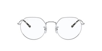 Das Bild zeigt die Korrektionsbrille RX6564 2501 von der Marke Ray Ban in Silber.