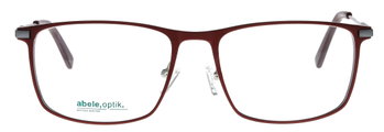 Das Bild zeigt die Korrektionsbrille 146621 von der Marke Abele Optik in dunkelrot matt.