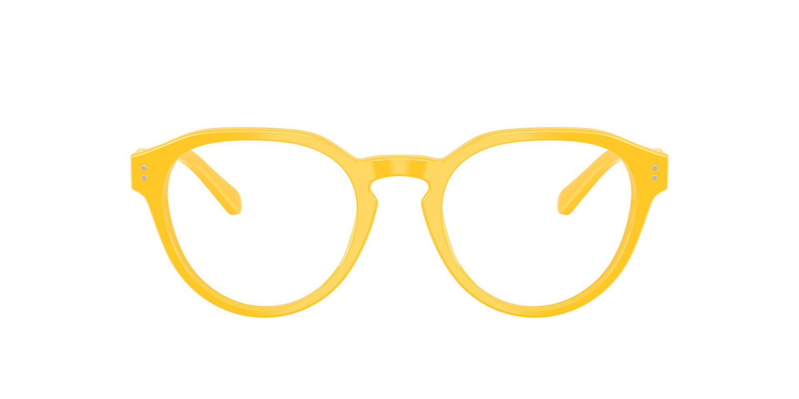 Das Bild zeigt die Korrektionsbrille 2233 von der Marke Polo in Gelb.