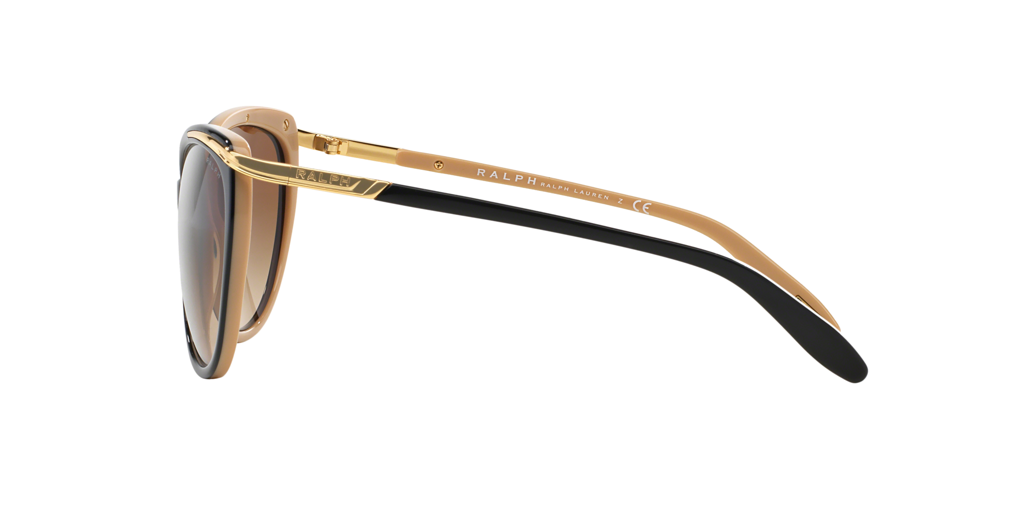 Ralph Sonnenbrille für Damen in Schwarz/Gold RA5150 109013 59