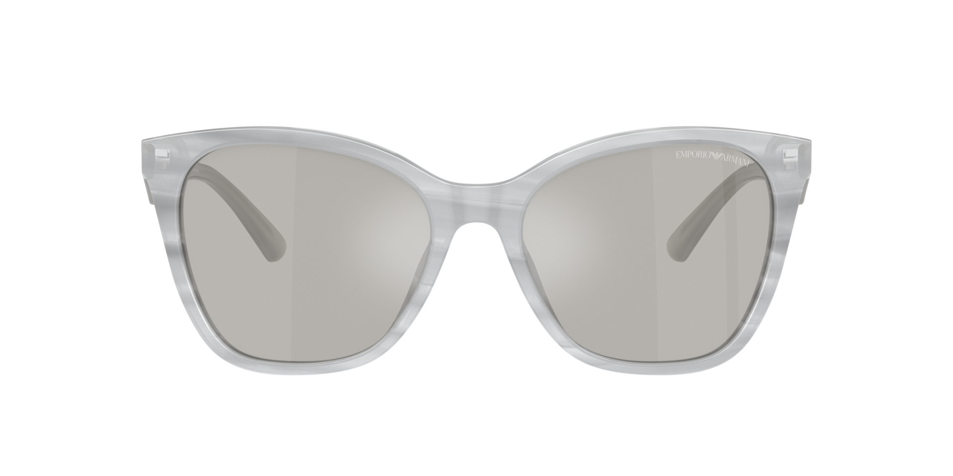Das Bild zeigt die Sonnenbrille EA4222 611487 von der Marke Emporio Armani in grau.
