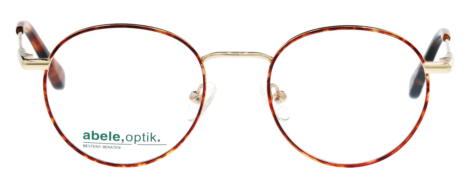 abele optik Brille für Damen in gold/havanna 146321