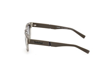 Das Bild zeigt die Sonnenbrille TB9334 45D von der Marke Timberland in grau.