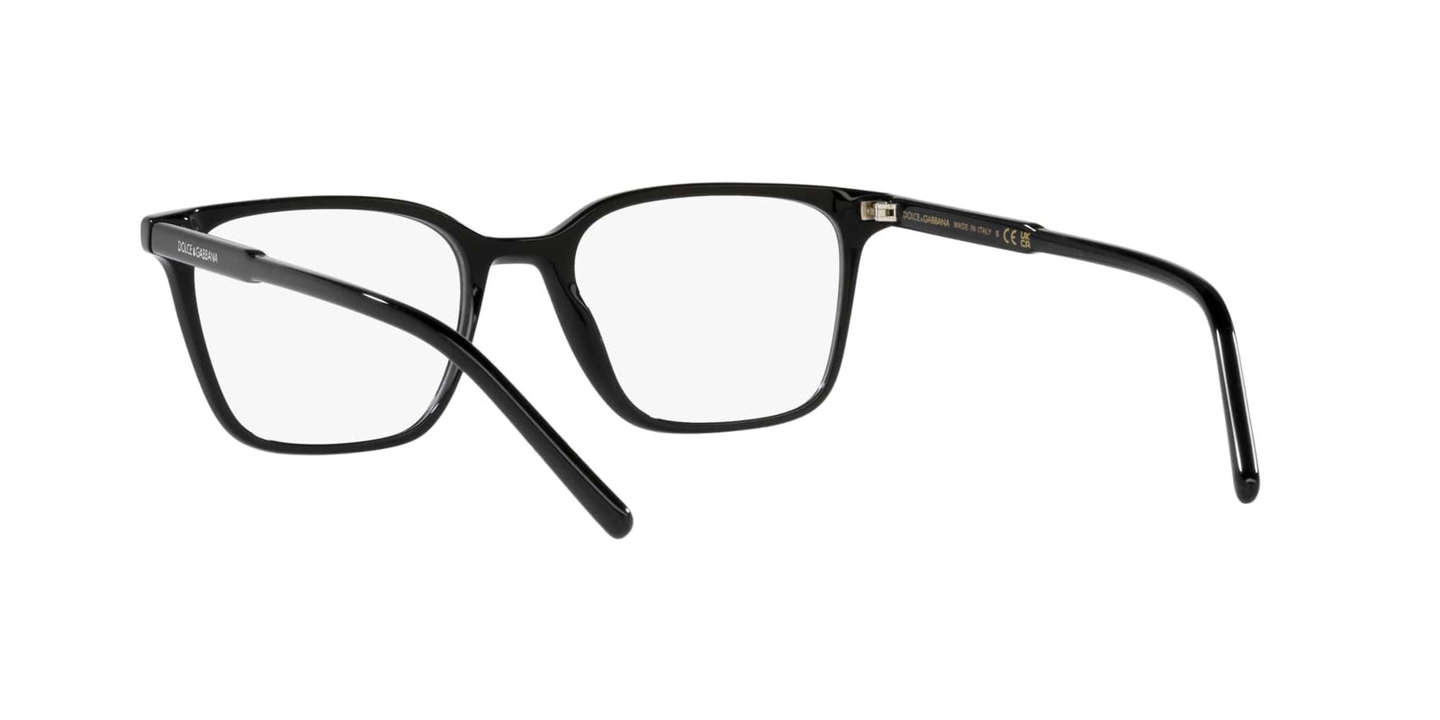 Das Bild zeigt die Korrektionsbrille DG3365 501 von der Marke D&G in schwarz.