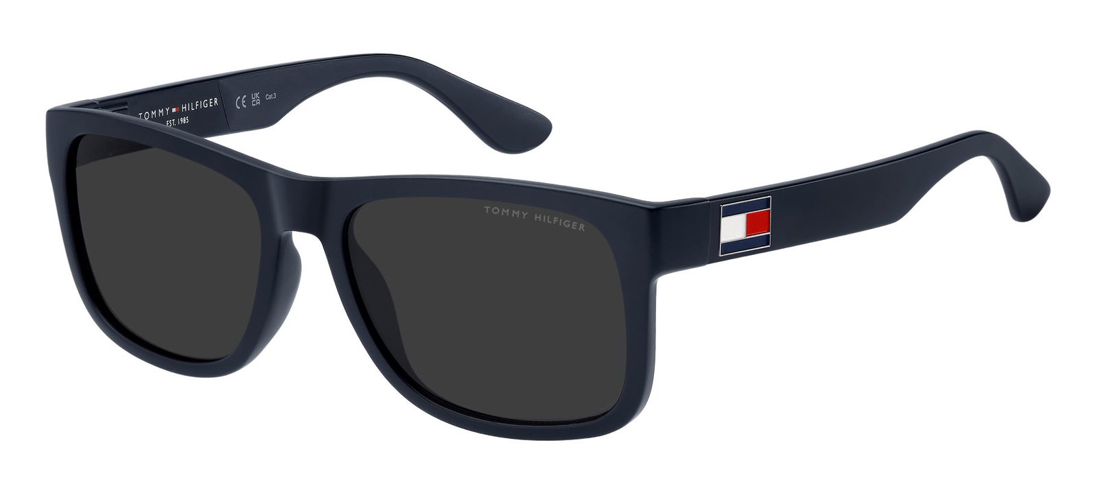 Zu sehen ist die Sonnenbrille 2079 von Tommy Hilfiger in der Farbe Dunkelblau.