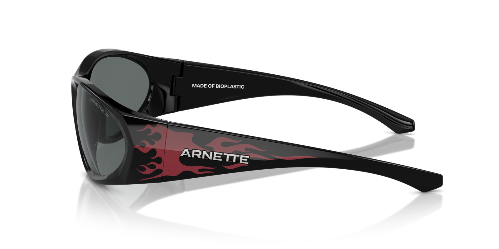 Das Bild zeigt die Sonnenbrille AN4342 294681 von der Marke Arnette in schwarz.