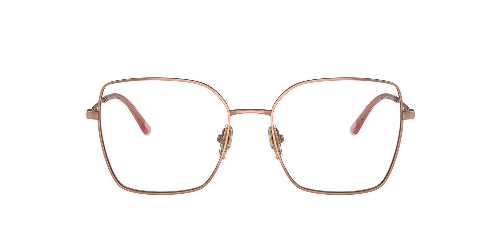 Auf diesem Bild sehen Sie die Korrektionsbrille 4274 von Vogue in der Farbe Rosegold.