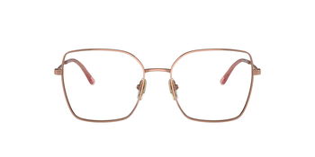 Auf diesem Bild sehen Sie die Korrektionsbrille 4274 von Vogue in der Farbe Rosegold.