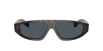 Auf diesem Bild sehen Sie die Sonnenbrille 0PR C02S von Prada in der Farbe Havanna.
