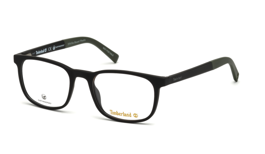 Das Bild zeigt die Korrektionsbrille TB1583 002 von der Marke Timberland in schwarz matt.