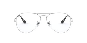 Das Bild zeigt die Korrektionsbrille RX6489 2501 von der Marke Ray Ban in Siber.