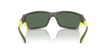 Das Bild zeigt die Sonnenbrille AN4336 28546R von der Marke Arnette in grau/gelb.