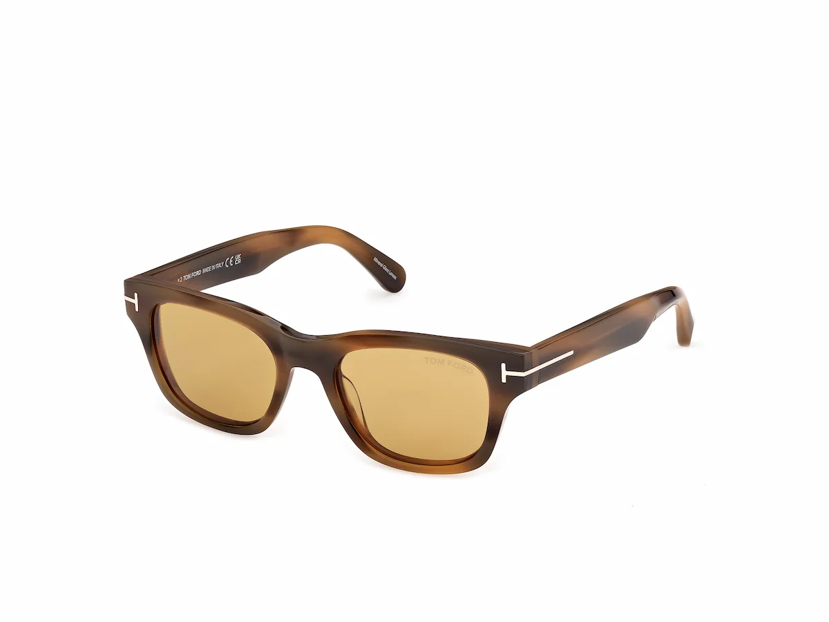  Tom Ford Sonnenbrille Caleb-02 in bunt havanna  FT1357 55E 50