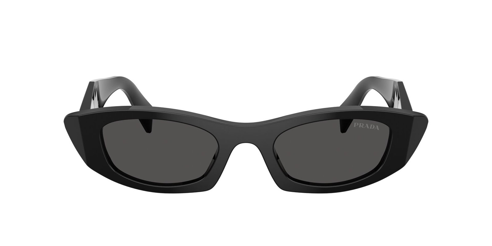 Auf diesem Bild sehen Sie die Sonnenbrille 0PR B16S von Prada in der Farbe Schwarz.