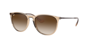 ERIKA Ray Ban Sonnenbrille für Damen in Braun/Transparent & Rund RB4171 651413 54